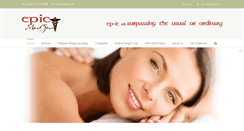 Desktop Screenshot of epicmedspa.com