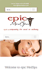 Mobile Screenshot of epicmedspa.com