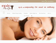 Tablet Screenshot of epicmedspa.com